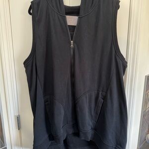 Melissa McCarthy Black Hoodie Vest